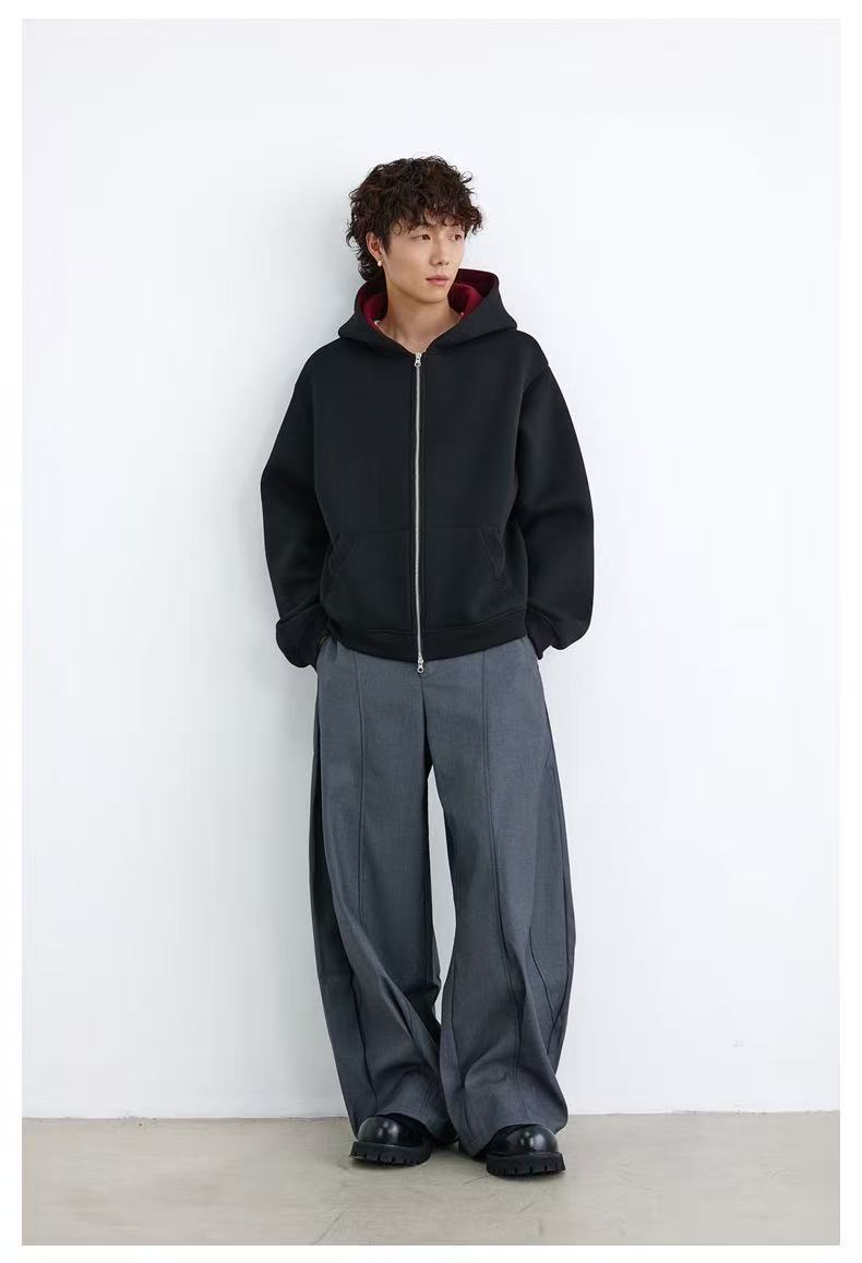 Omirad Dual-Layer Cozy Zip Hoodie