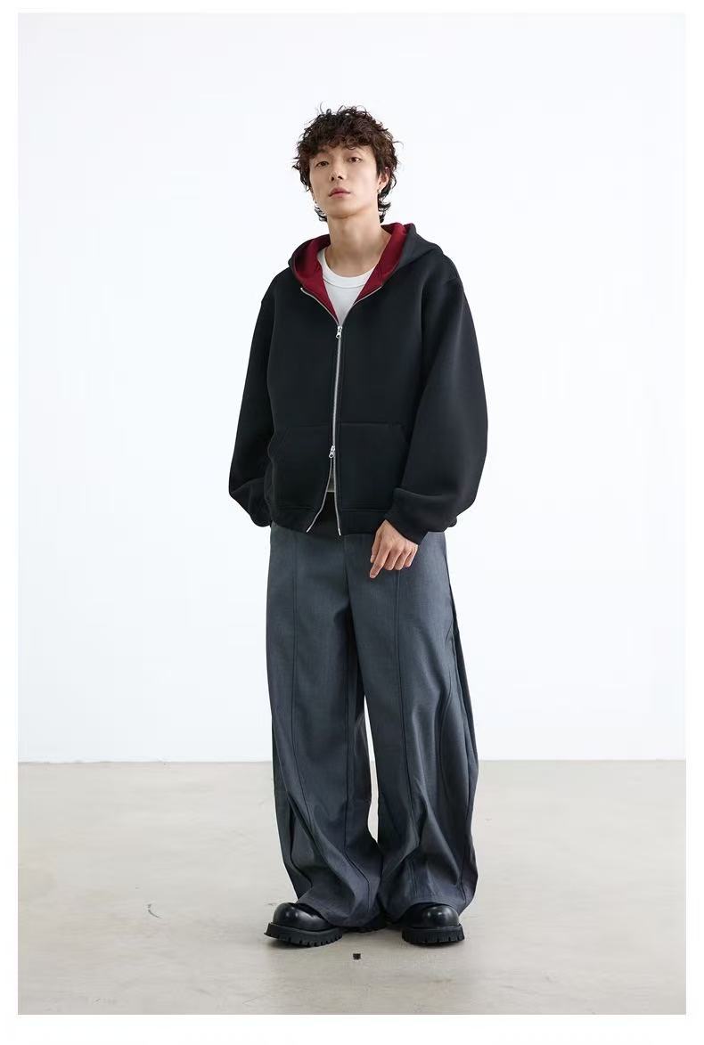 Omirad Dual-Layer Cozy Zip Hoodie