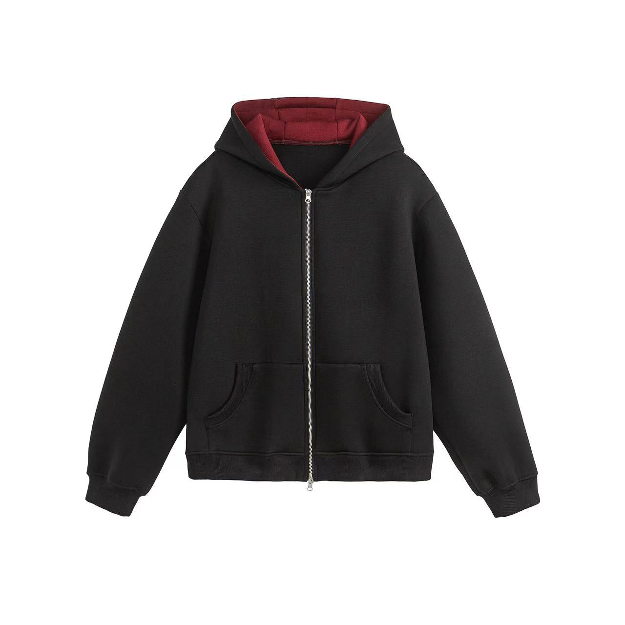 Omirad Dual-Layer Cozy Zip Hoodie