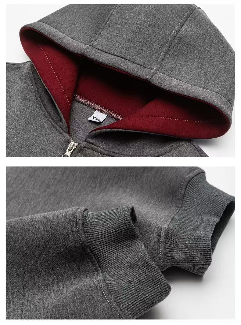 Omirad Dual-Layer Cozy Zip Hoodie
