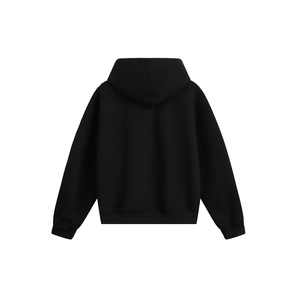 Omirad Printed Zip-Up Hoodie