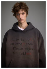 Omirad “Life Is Just an Experience” Washed Hoodie