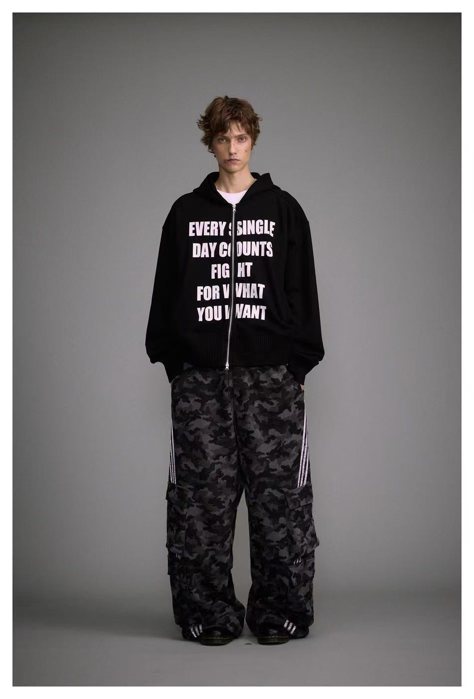 Omirad “Every Single Day” Zip-Up Hoodie