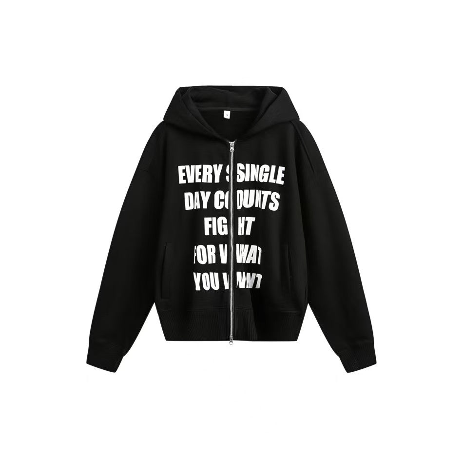 Omirad “Every Single Day” Zip-Up Hoodie