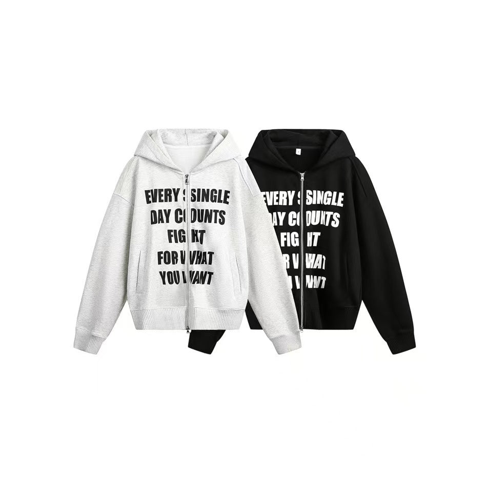 Omirad “Every Single Day” Zip-Up Hoodie