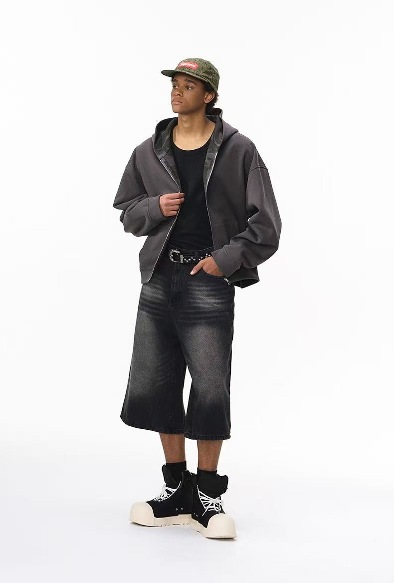 Omirad Reversible Camo Zip-Up Hoodie