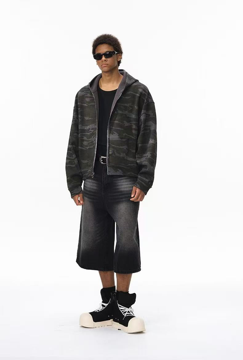Omirad Reversible Camo Zip-Up Hoodie