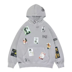 Omirad Photo Patch Vintage Hoodie