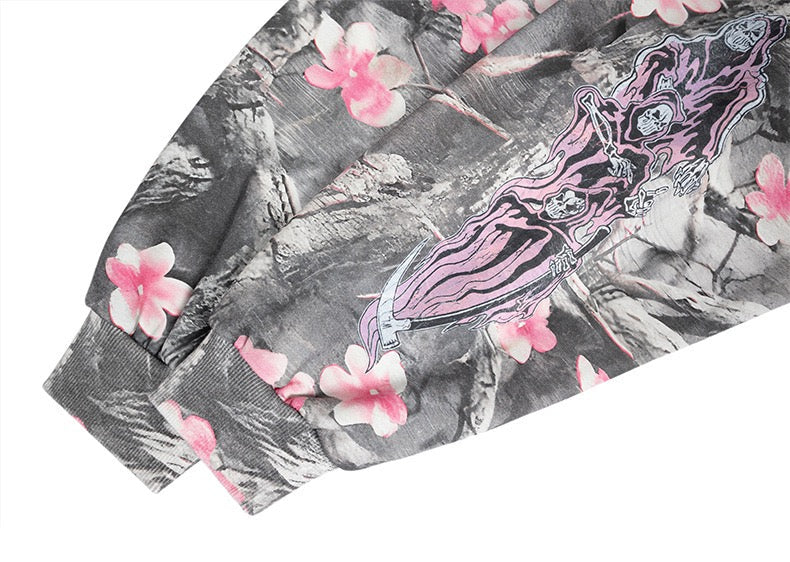 Omirad Sakura Camo Graphic Hoodie