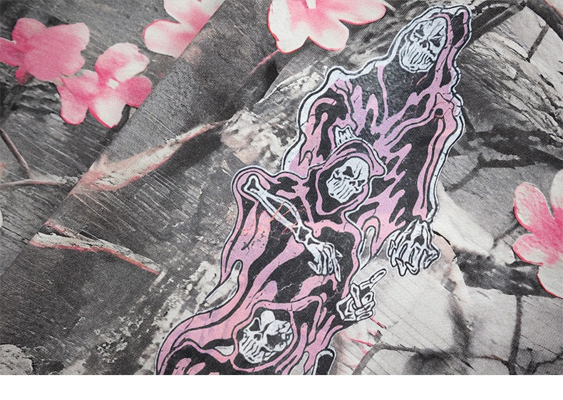 Omirad Sakura Camo Graphic Hoodie