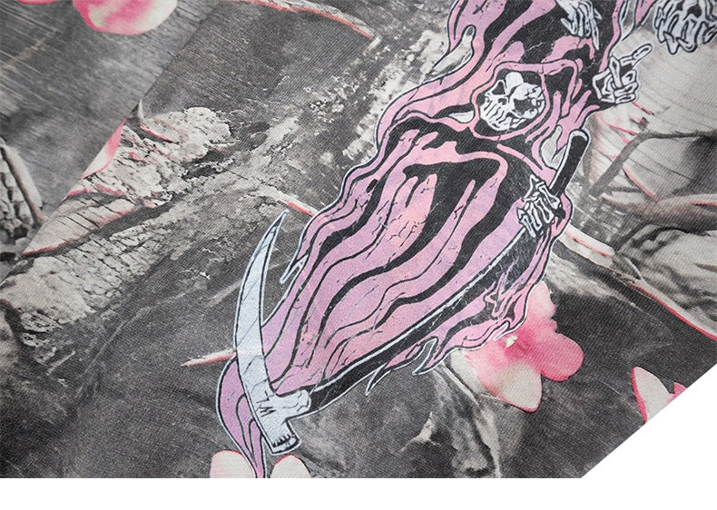 Omirad Sakura Camo Graphic Hoodie