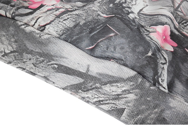 Omirad Sakura Camo Graphic Hoodie
