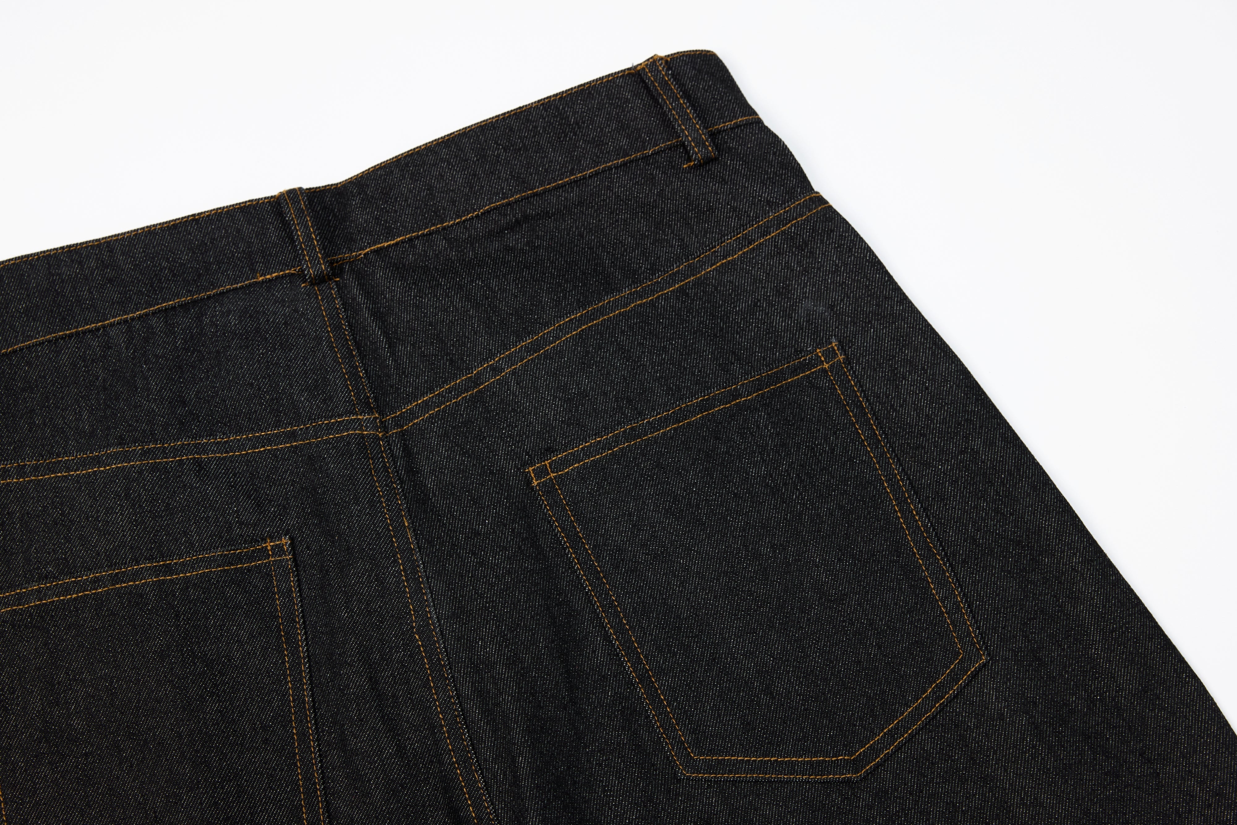 Omirad Rivet Panel Wide-Leg Denim Jeans