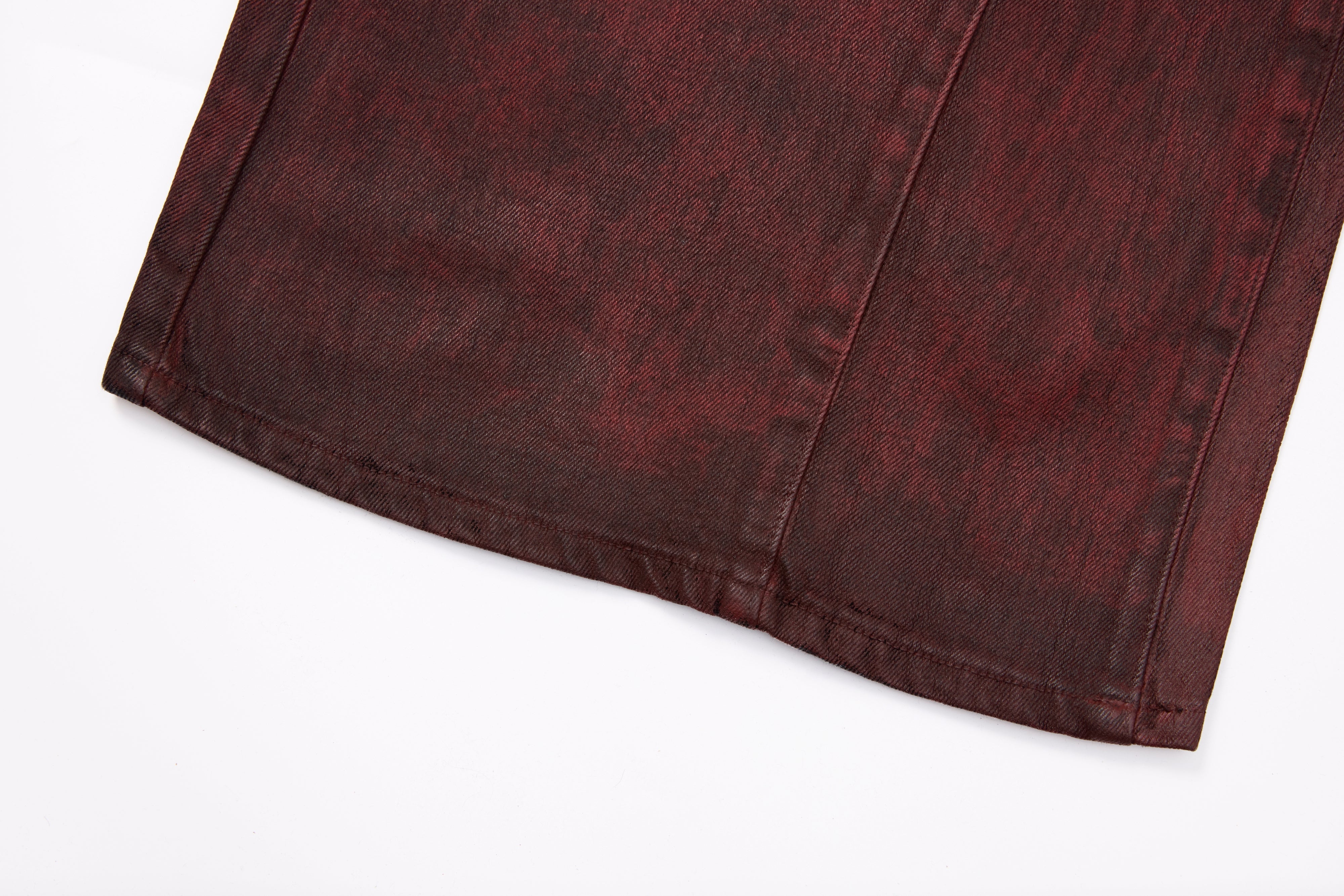 Omirad Double-Waist Washed Wide-Leg Jeans