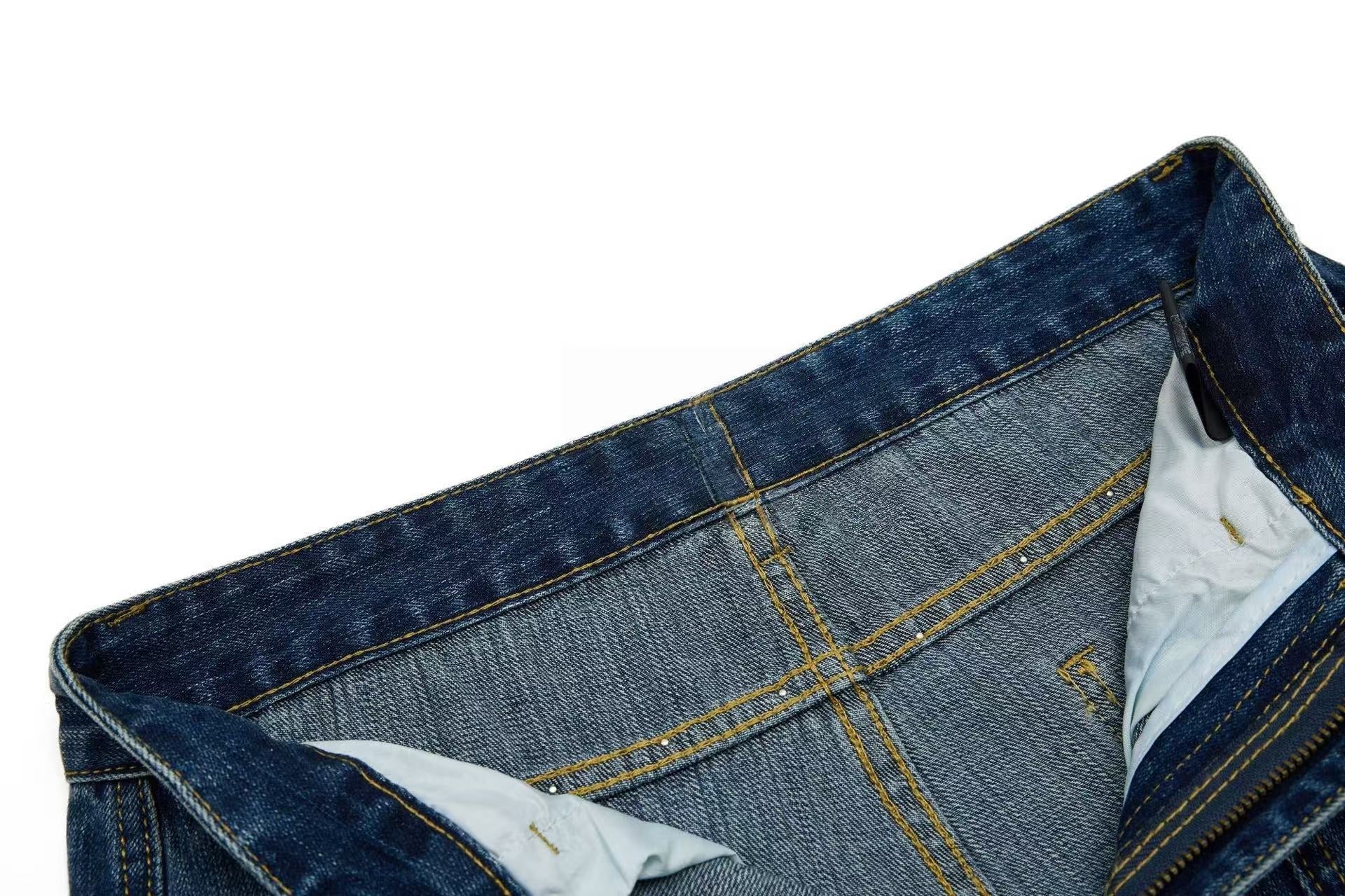 Omirad “Studded Panel Denim Jeans”