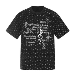 Omirad “Allover Micro-Print Graphic Tee”