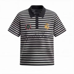 Omirad “Stripe Crest Polo Tee”
