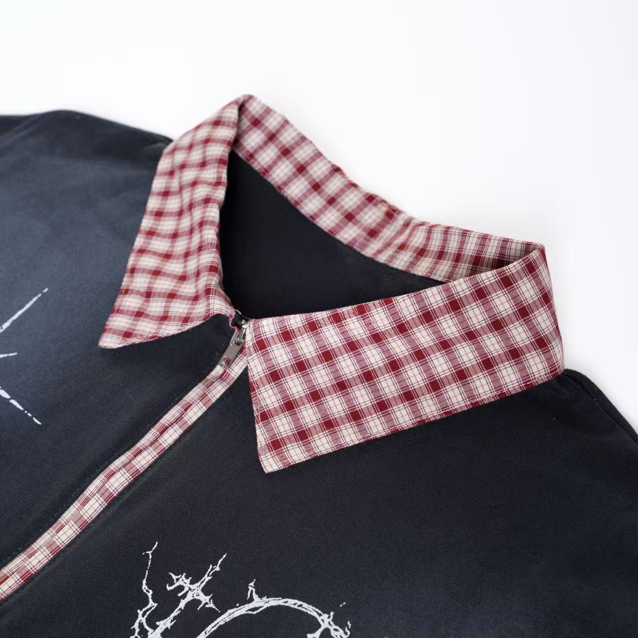 Omirad “Grunge Star Zip Polo Tee”