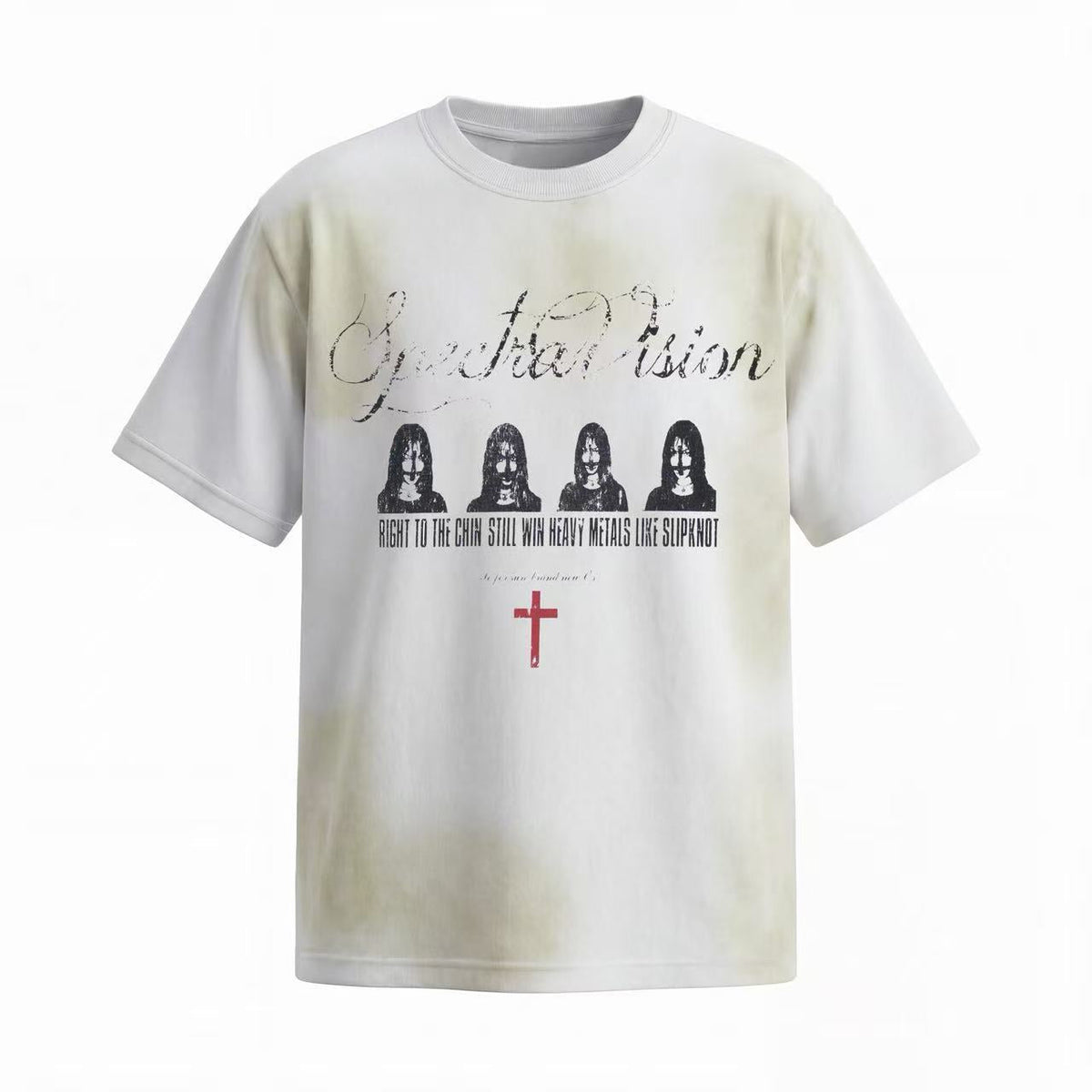 Omirad “Spectra Vision Distressed Graphic Tee”