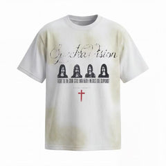 Omirad “Spectra Vision Distressed Graphic Tee”