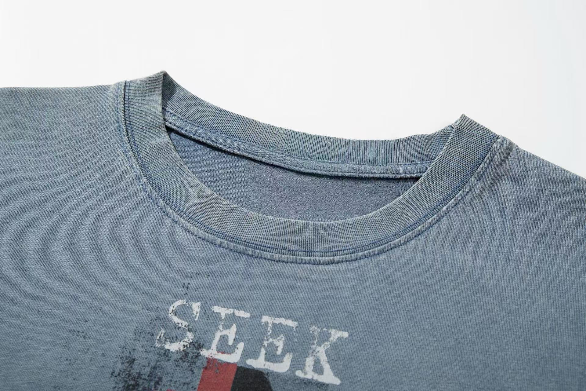Omirad “Seek & Explore Washed Graphic Tee”