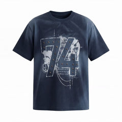 Omirad “74 Star Distressed Graphic Tee”