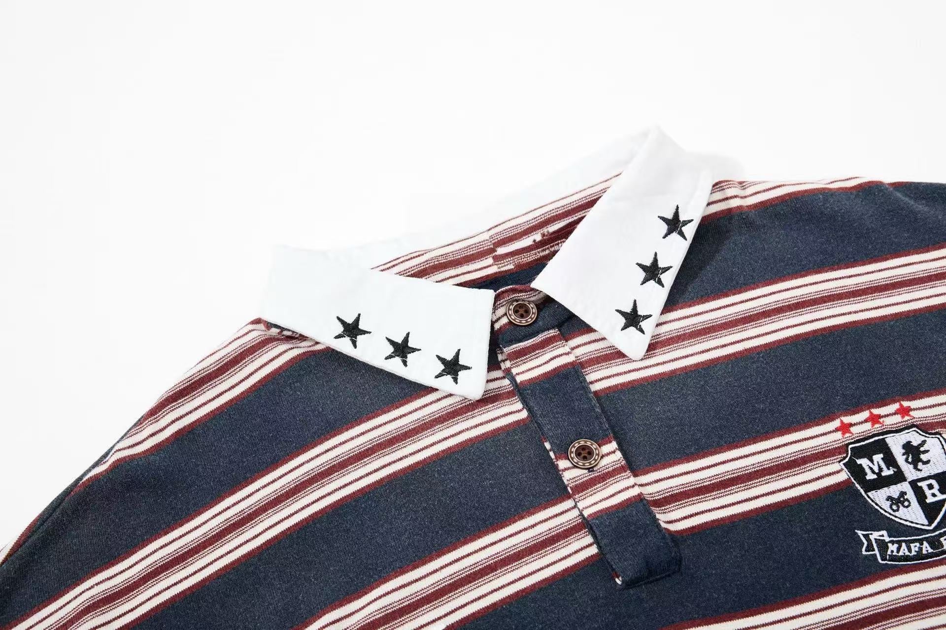Omirad “Vintage Stripe Rugby Polo”