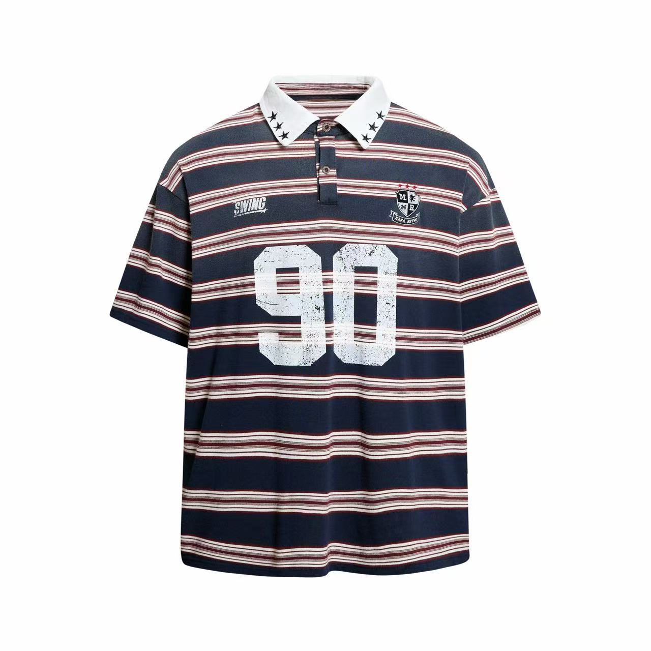 Omirad “Vintage Stripe Rugby Polo”