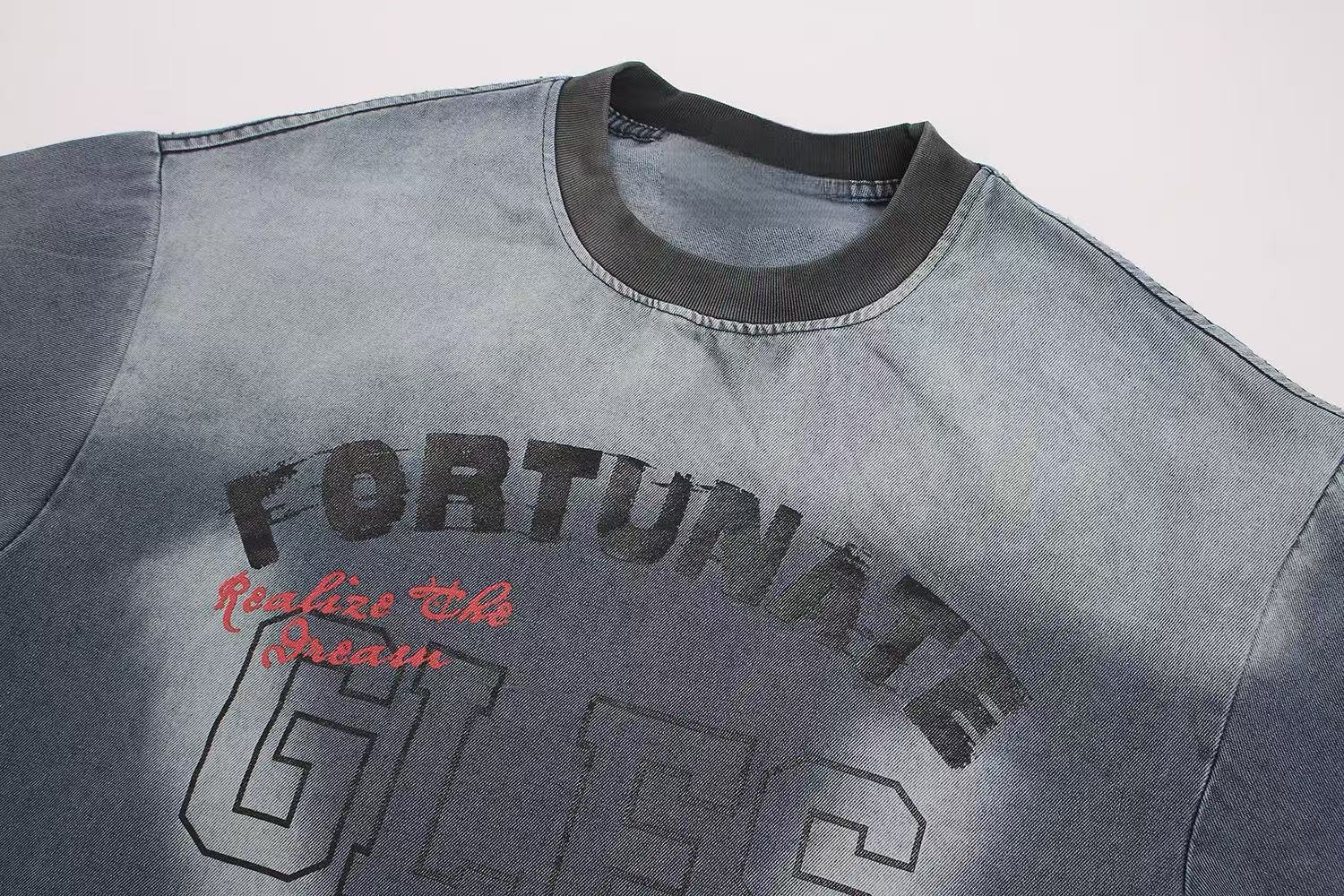 Omirad Vintage Spray Fade Graphic T-Shirt