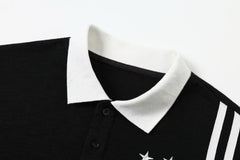 Omirad “Script Stripe Polo Tee”