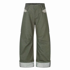 Omirad “Vintage Utility Fold-Hem Pants”