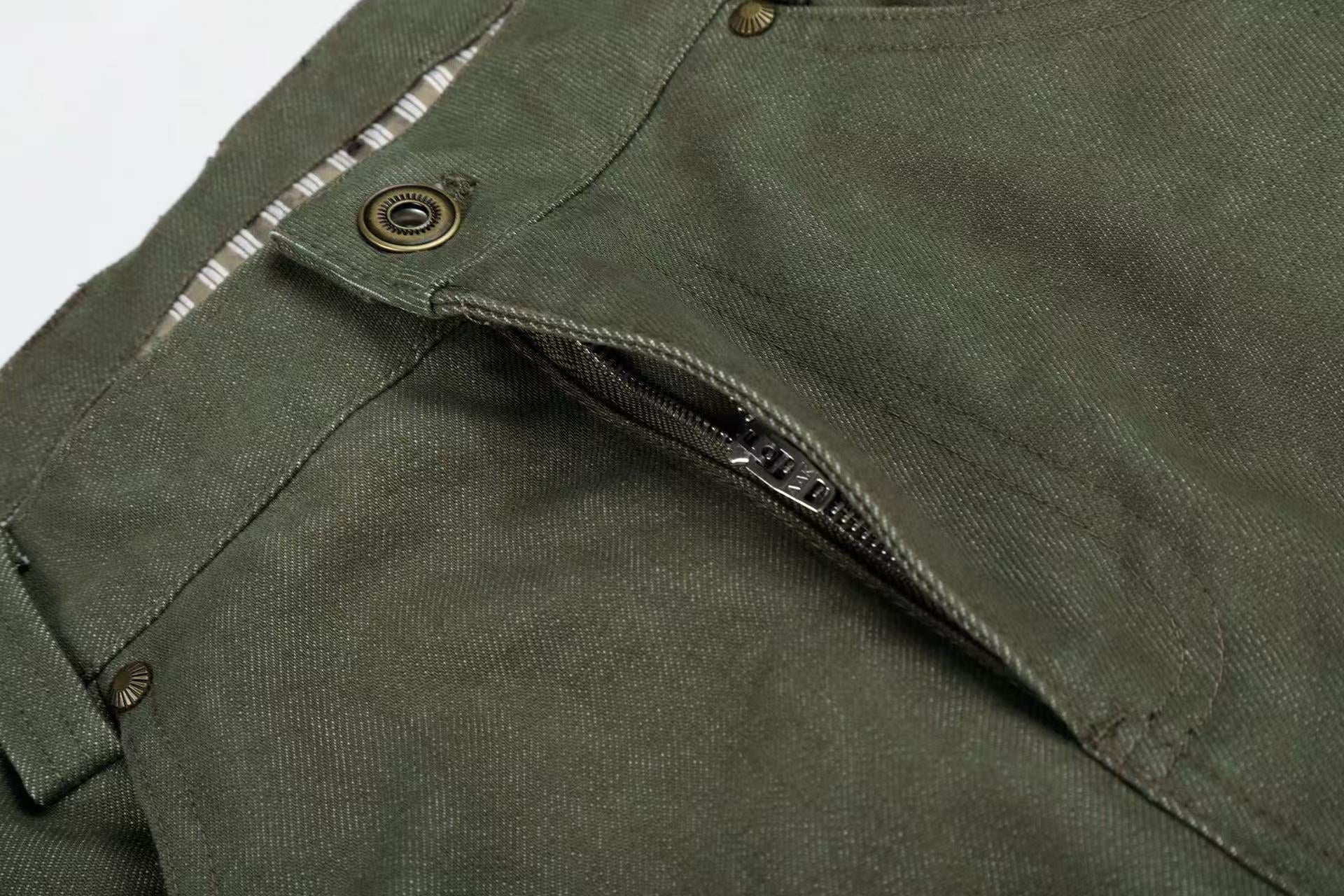 Omirad “Vintage Utility Fold-Hem Pants”