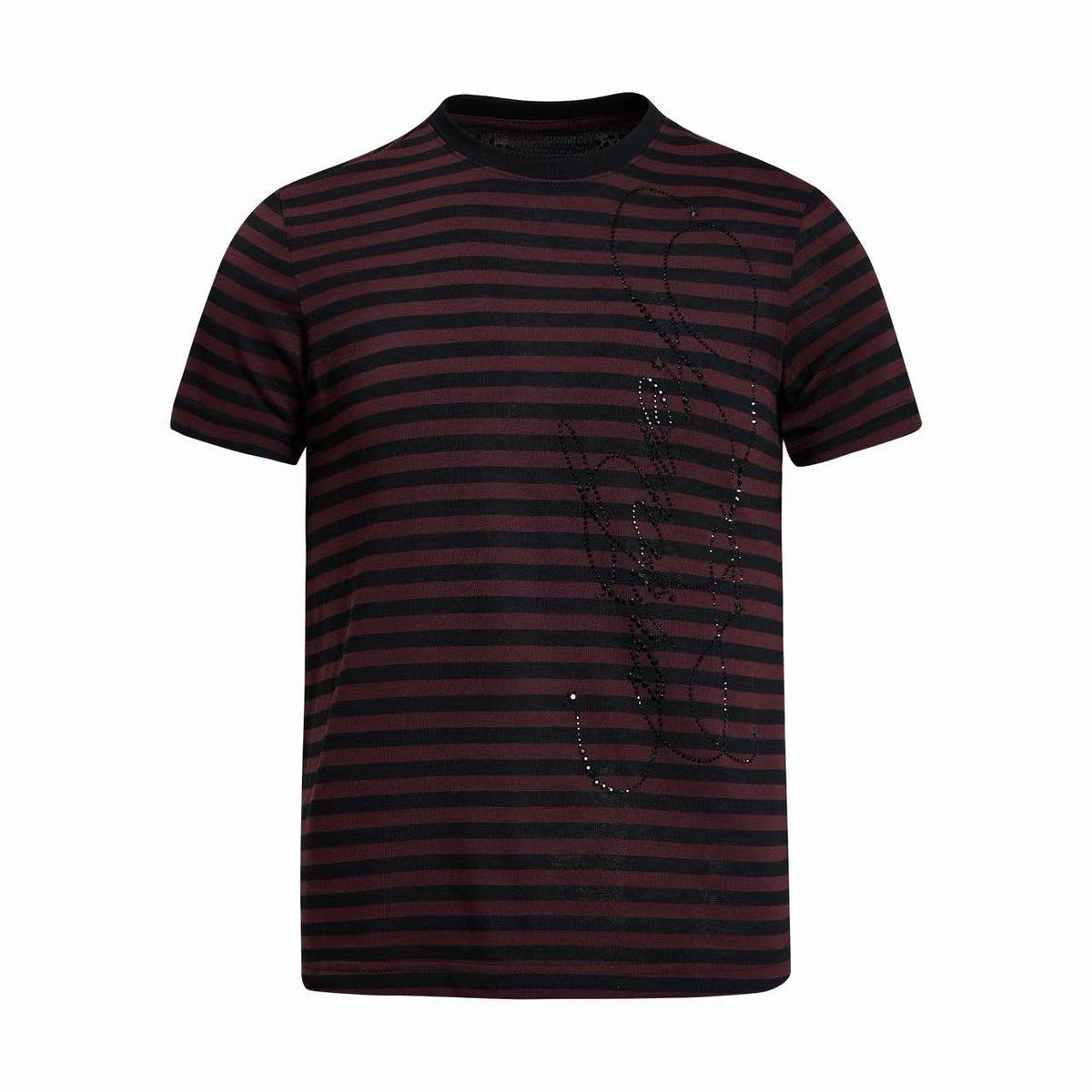 Omirad Rhinestone Stripe Tee