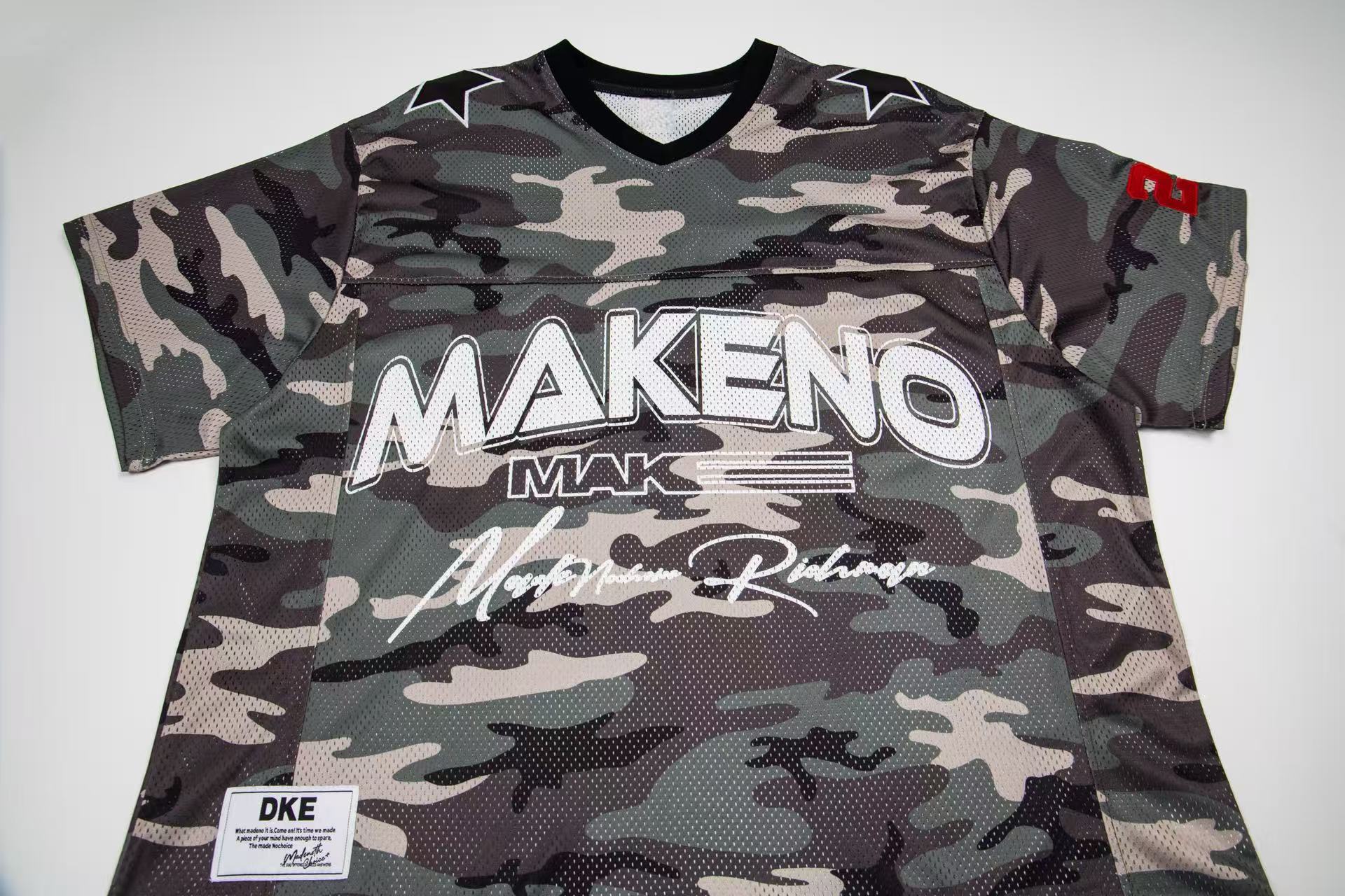 Omirad Camo Mesh Football Tee