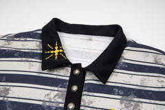 Omirad Vintage Stripe Polo Tee