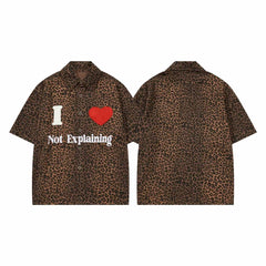 Omirad Leopard Print Statement Shirt