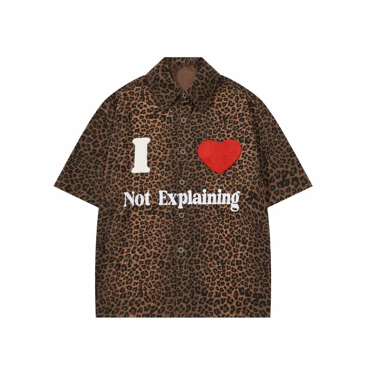 Omirad Leopard Print Statement Shirt