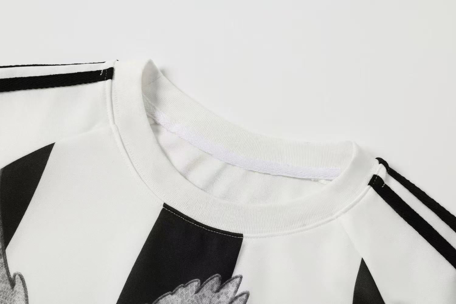 Omirad Striped Graphic Jersey Tee