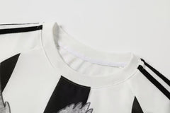 Omirad Striped Graphic Jersey Tee