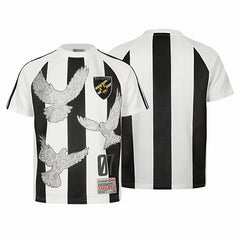 Omirad Striped Graphic Jersey Tee
