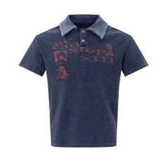 Omirad Vintage Washed Polo Tee