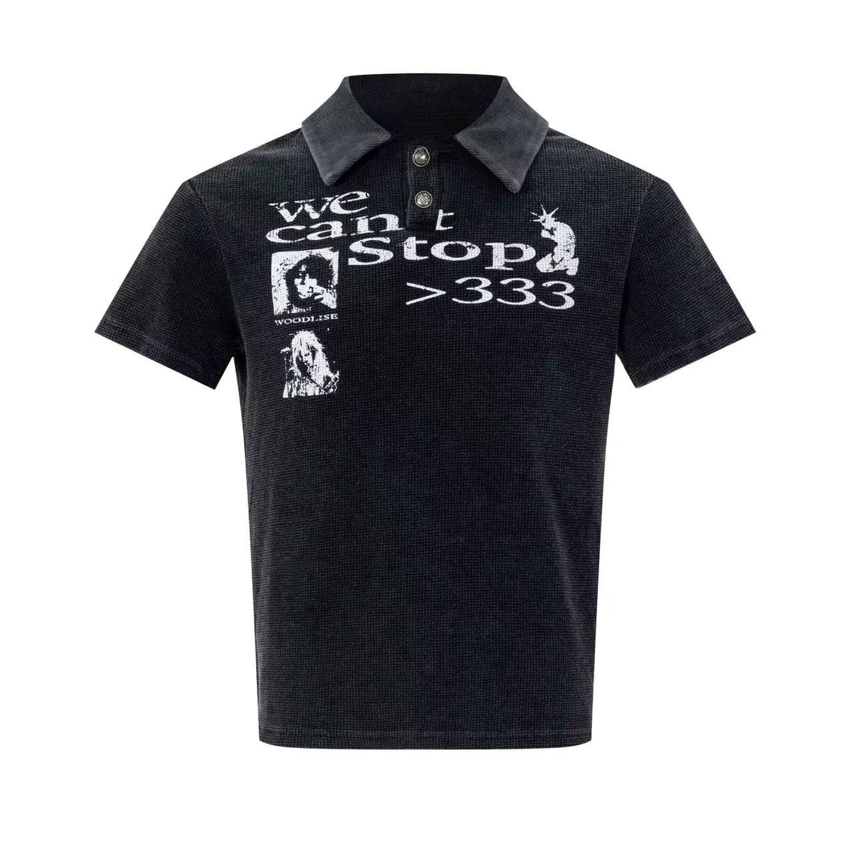Omirad Vintage Washed Polo Tee