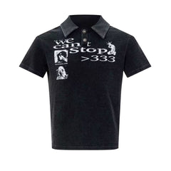 Omirad Vintage Washed Polo Tee