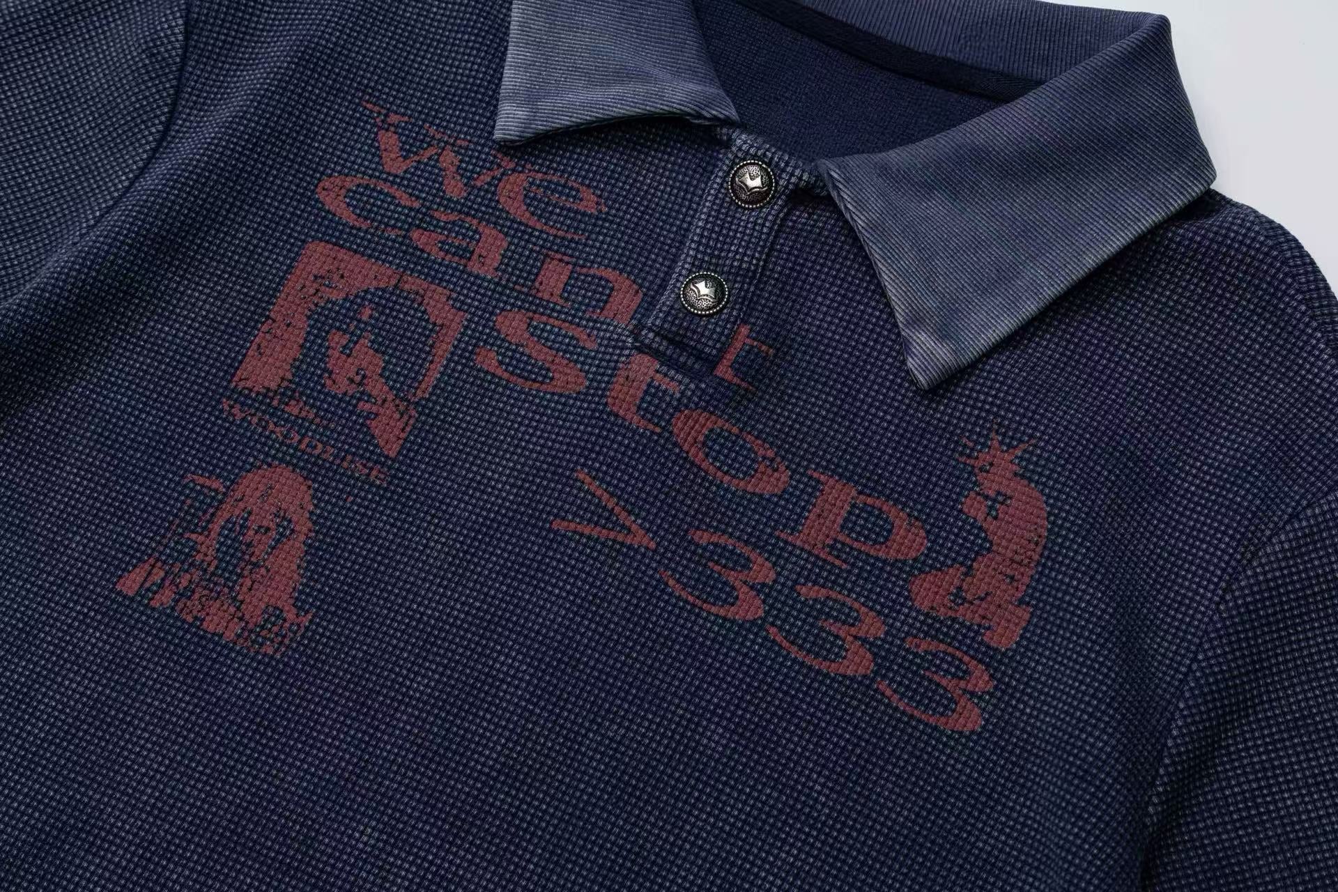 Omirad Vintage Washed Polo Tee