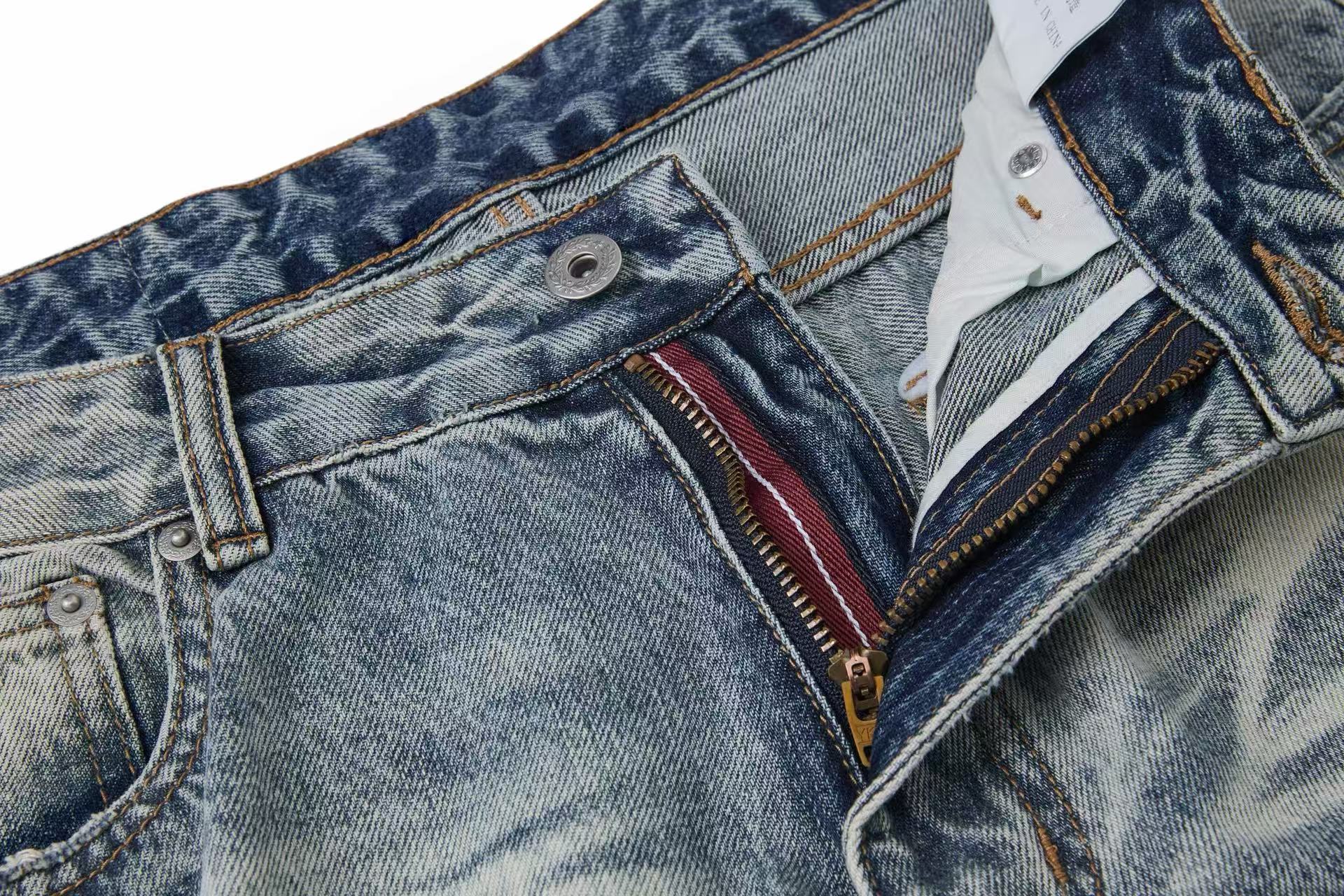 Omirad Vintage Washed Wide-Leg Jeans