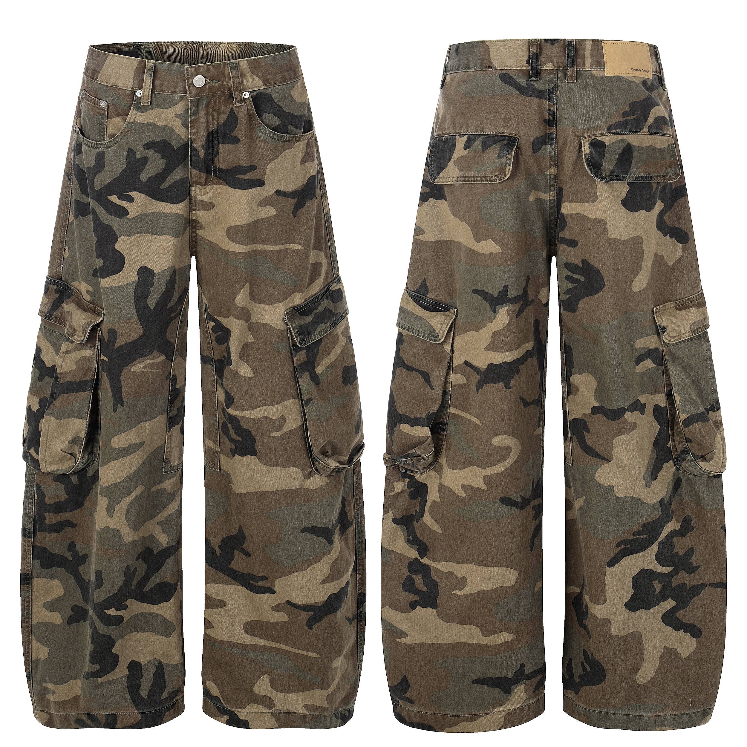 Omirad Oversized Camo Cargo Jeans