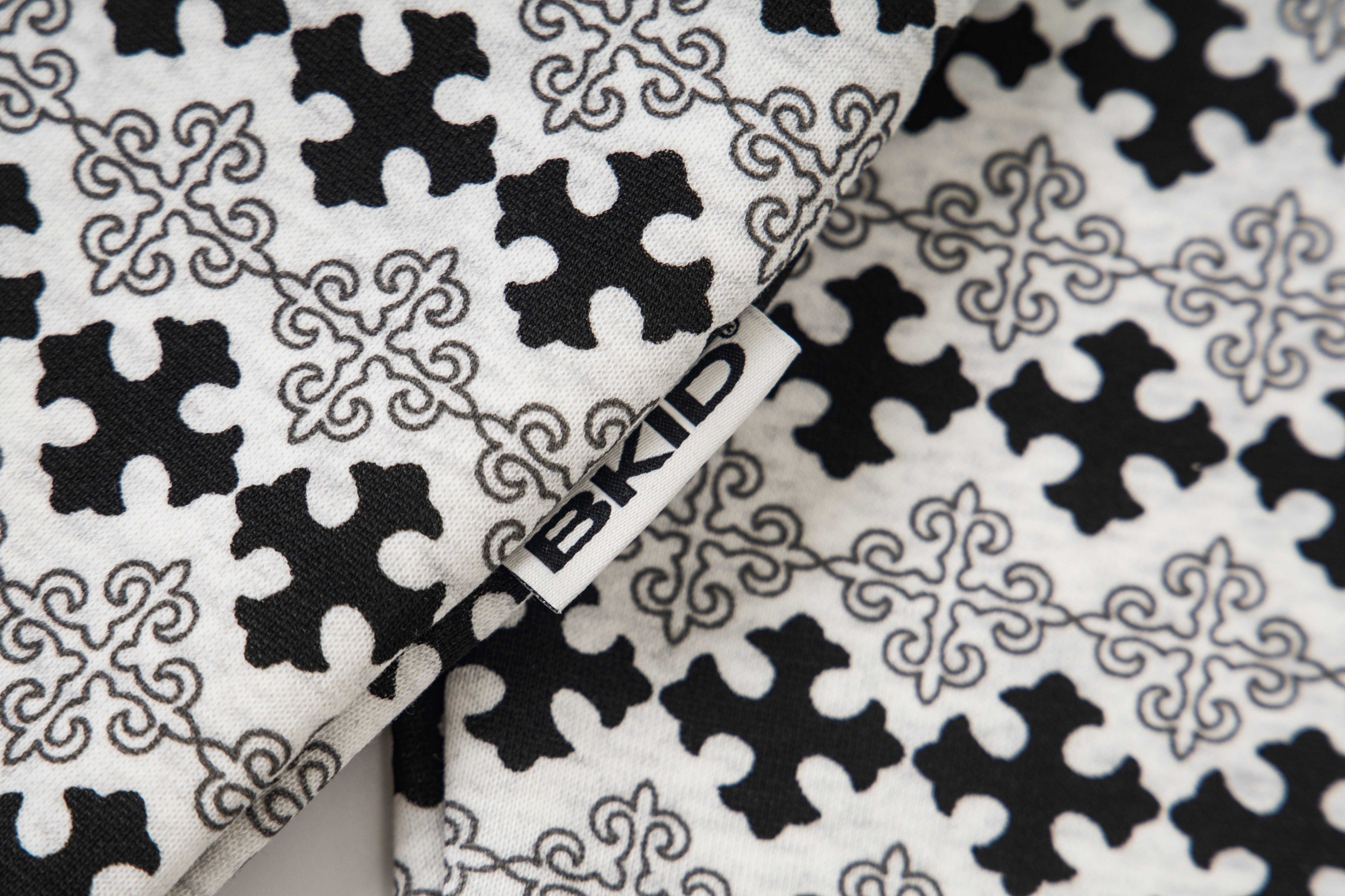 Omirad Gothic Pattern Full-Zip Hoodie