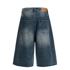 Omirad Studded Denim Shorts