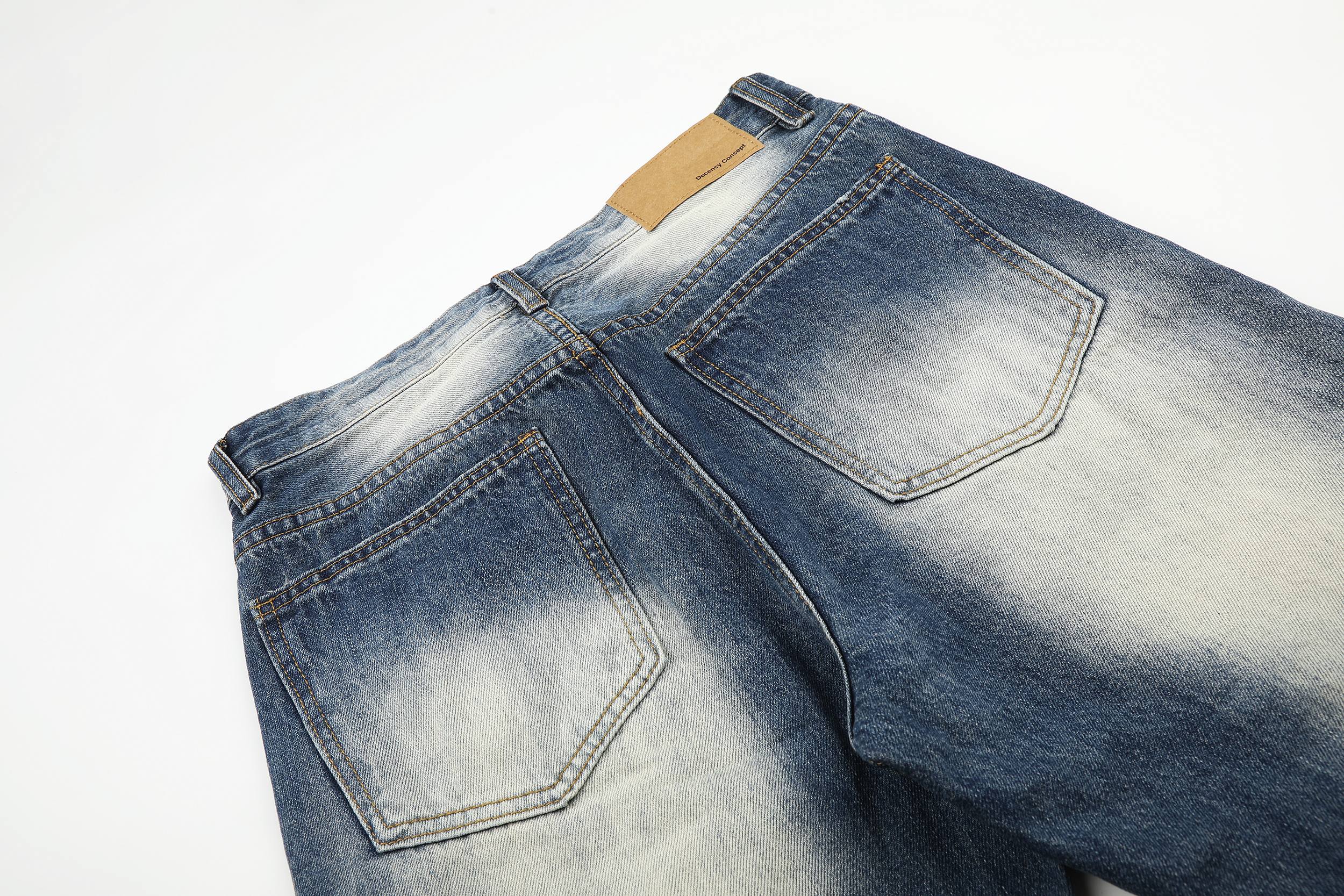 Omirad Studded Vintage Wash Jeans