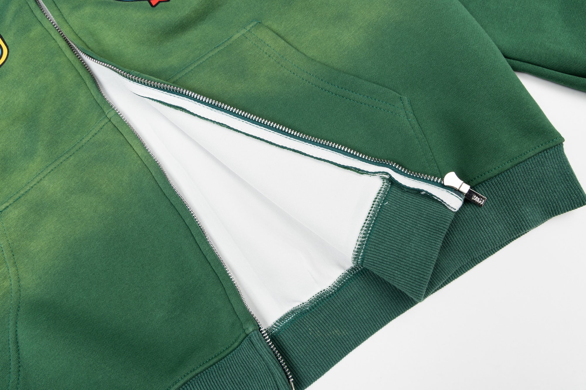 Omirad Crest Patch Zip-Up Hoodie